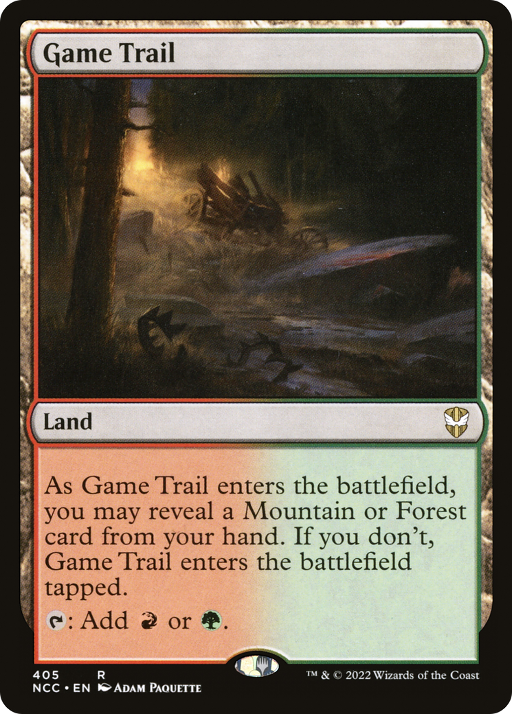 Game Trail⁣ - Commander: Streets of New Capenna⁣ (Rare)⁣ [405]
