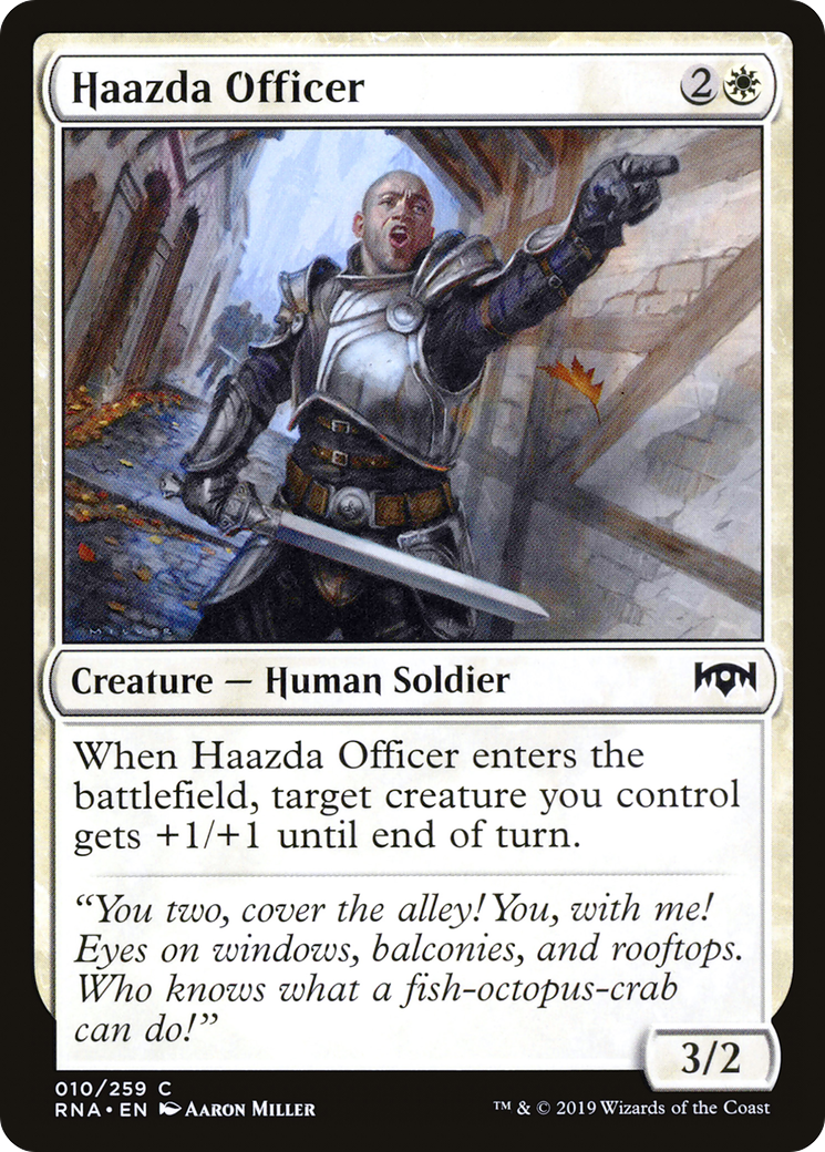 Haazda Officer (RNA-010) - Ravnica Allegiance Foil