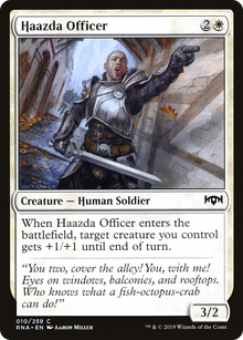 Haazda Officer (RNA-010) - Ravnica Allegiance Foil