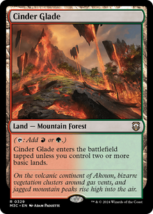 Cinder Glade⁣ - Commander: Modern Horizons 3⁣ (Rare)⁣ [329]