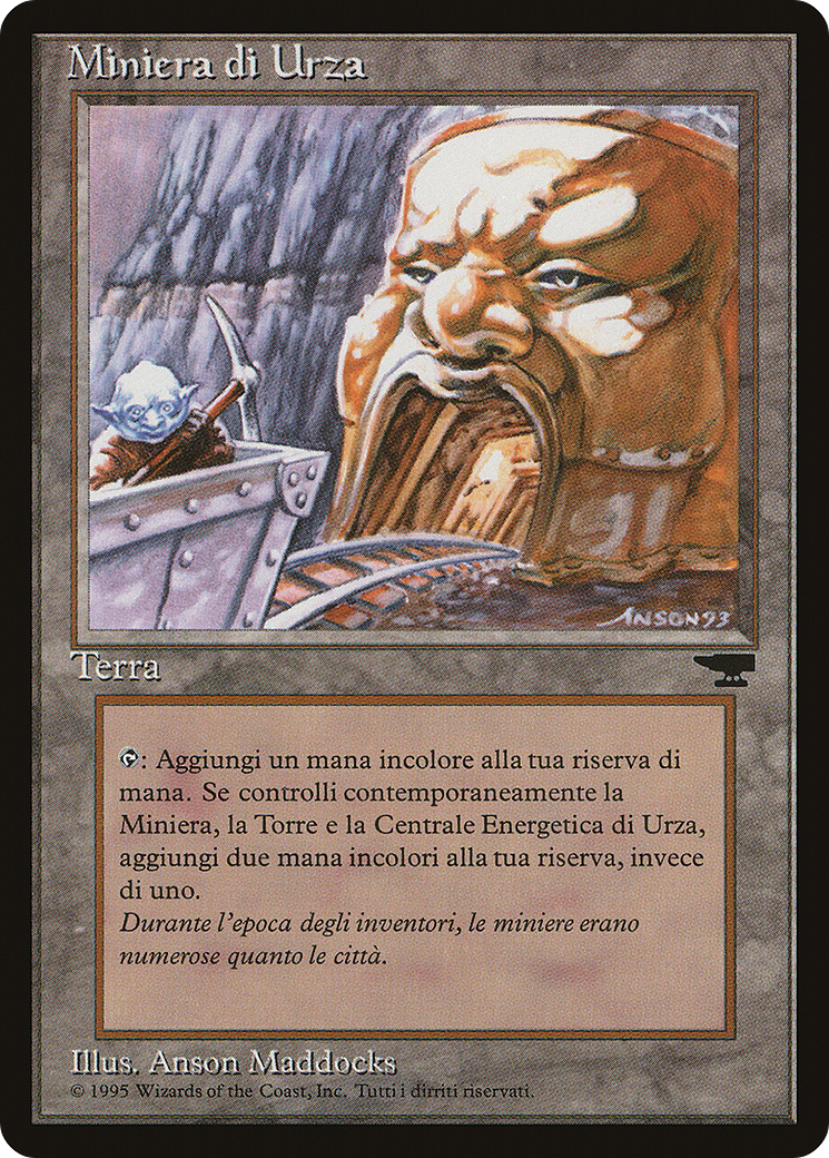 Urza's Mine (Pulley) (Italian) - "Miniera di Urza" (REN-177) - Rinascimento