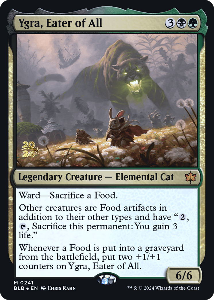 Ygra, Eater of All (PRE-241S) - Bloomburrow Promos Foil