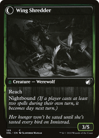 Bird Admirer (DBL-169) - Innistrad: Double Feature: (Double Faced Transform) Foil