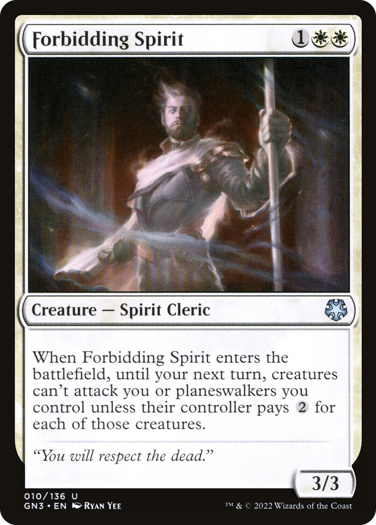 Forbidding Spirit⁣ - Game Night: Free For All⁣ (Uncommon)⁣ [10]