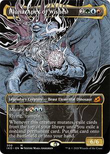 Illuna, Apex of Wishes (Showcase) (IKO-300) - Ikoria: Lair of Behemoths: (Showcase) (Borderless)