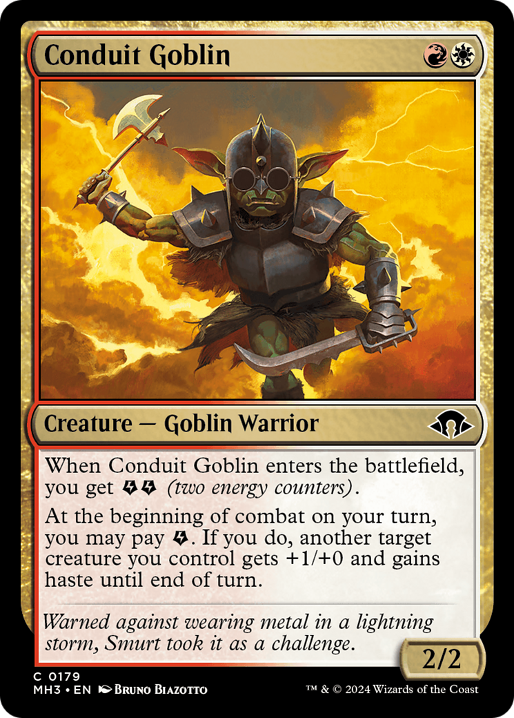 Conduit Goblin⁣ - Modern Horizons 3⁣ (Common)⁣ [179]