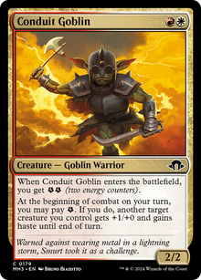 Conduit Goblin⁣ - Modern Horizons 3⁣ (Common)⁣ [179]