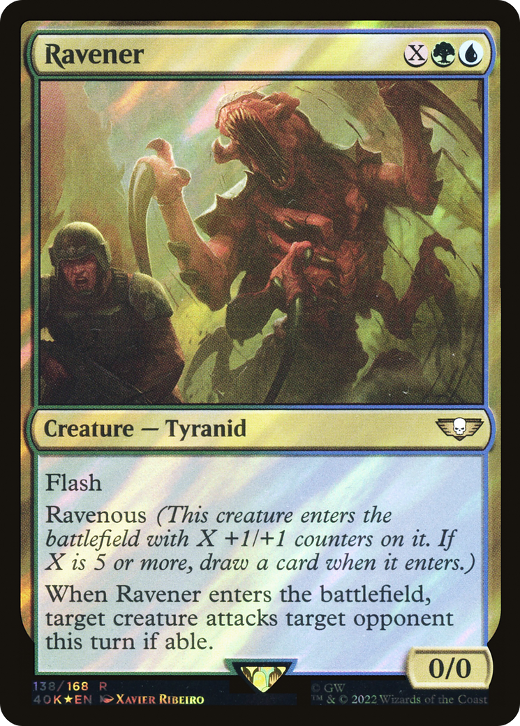 Ravener (Surge Foil) (40K-138★) - Warhammer 40,000 Commander Foil