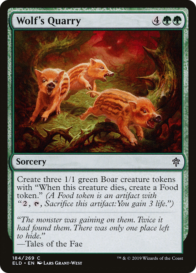 Wolf's Quarry (ELD-184) - Throne of Eldraine Foil
