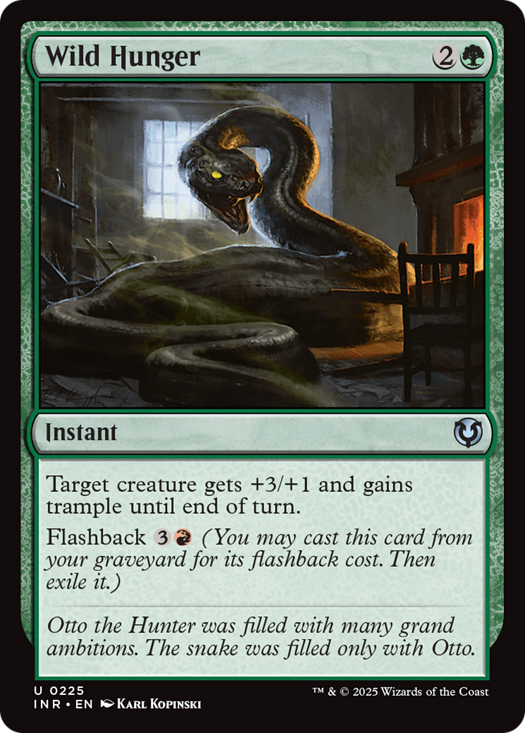 Wild Hunger (INR-225) - Innistrad Remastered Foil