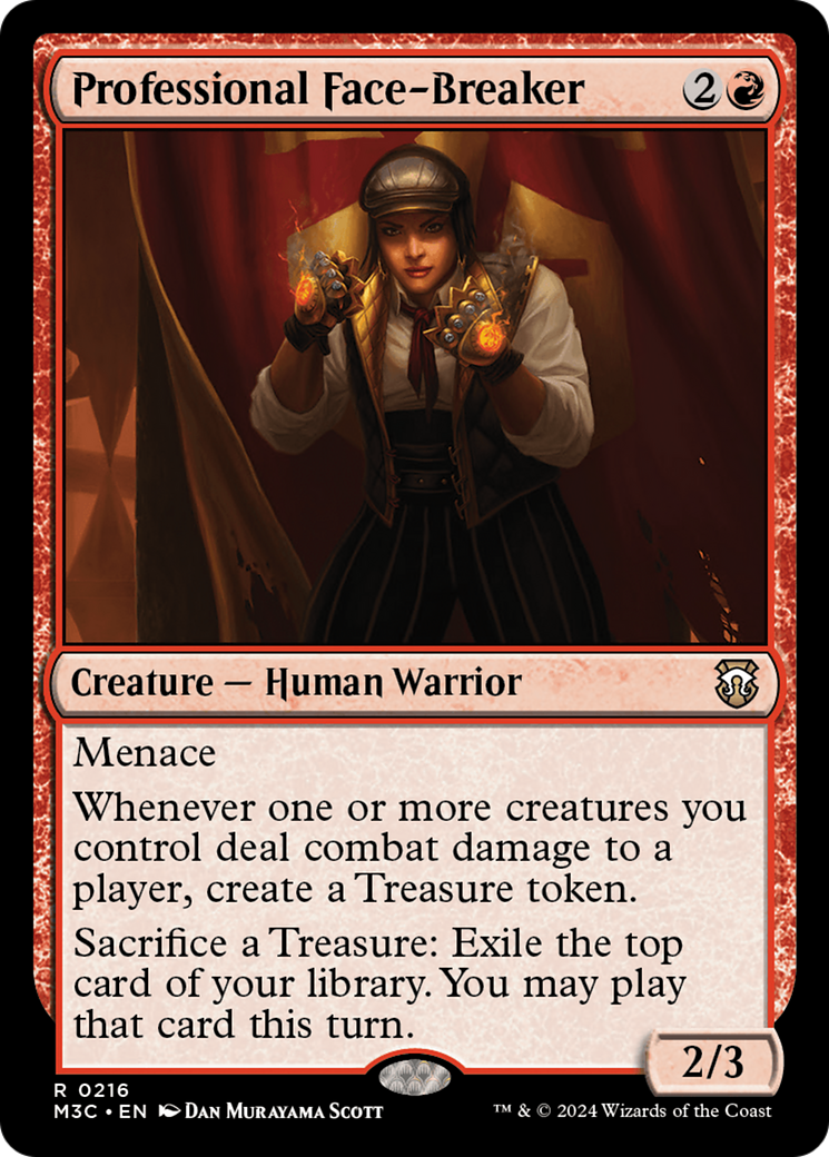 Professional Face-Breaker⁣ - Commander: Modern Horizons 3⁣ (Rare)⁣ [216]