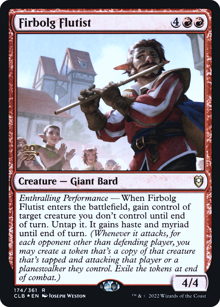 Firbolg Flutist (PRE-174S) - Battle for Baldur's Gate Promos Foil