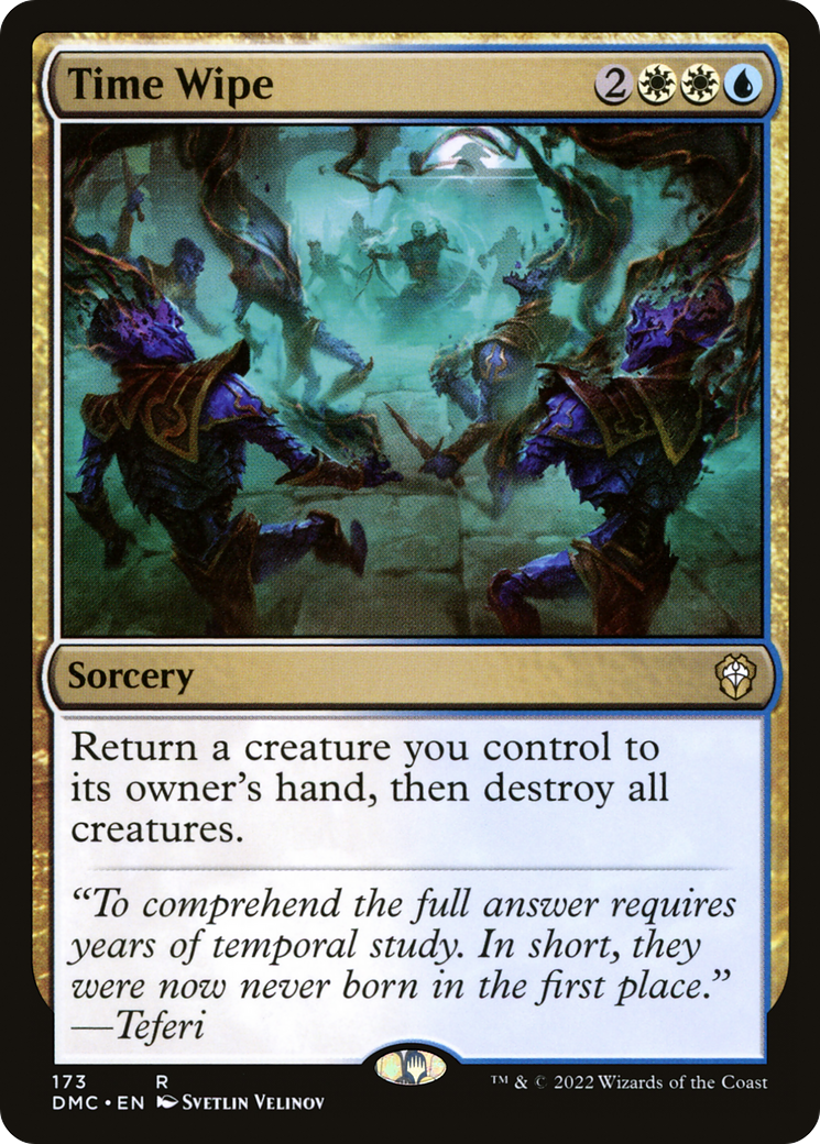 Time Wipe⁣ - Commander: Dominaria United⁣ (Rare)⁣ [173]