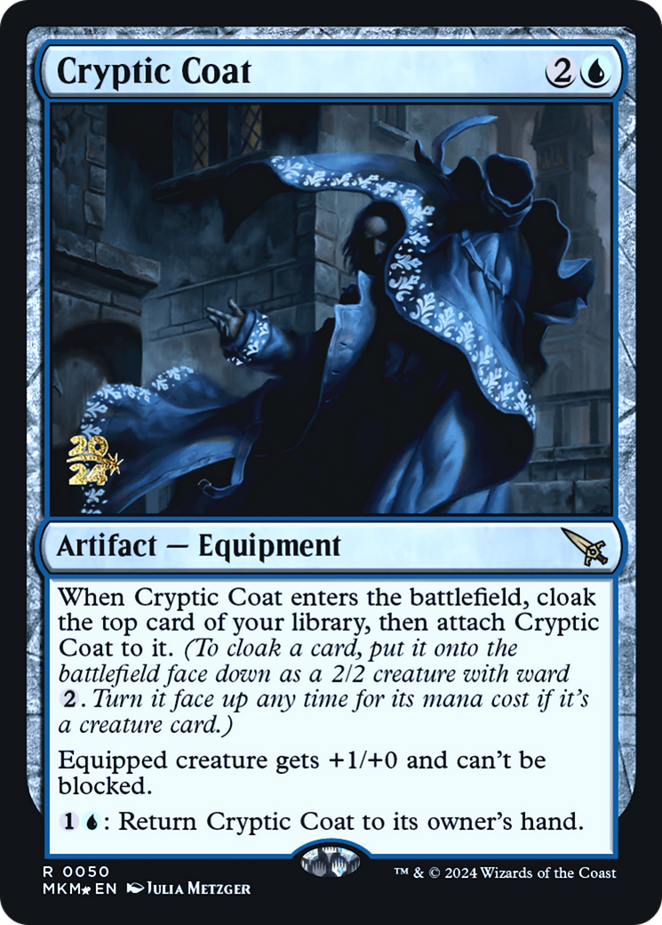 Cryptic Coat (PRE-50S) - Murders at Karlov Manor Promos Foil