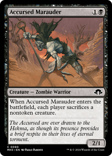 Accursed Marauder⁣ - Modern Horizons 3⁣ (Common)⁣ [80]