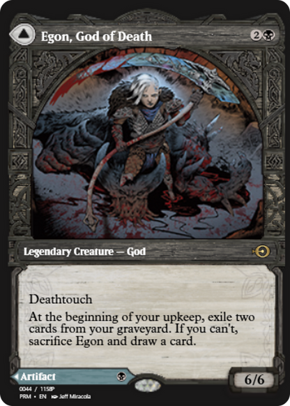 Egon, God of Death // Throne of Death (PRM-88288) - Magic Online Promos