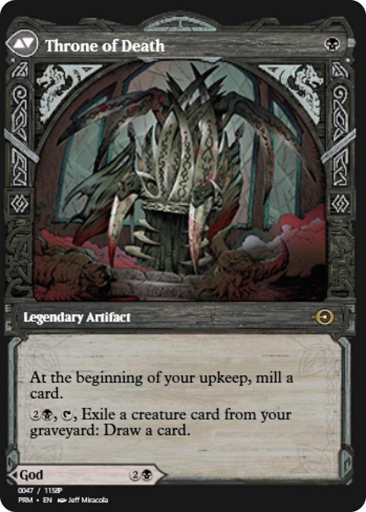 Egon, God of Death // Throne of Death (PRM-88288) - Magic Online Promos