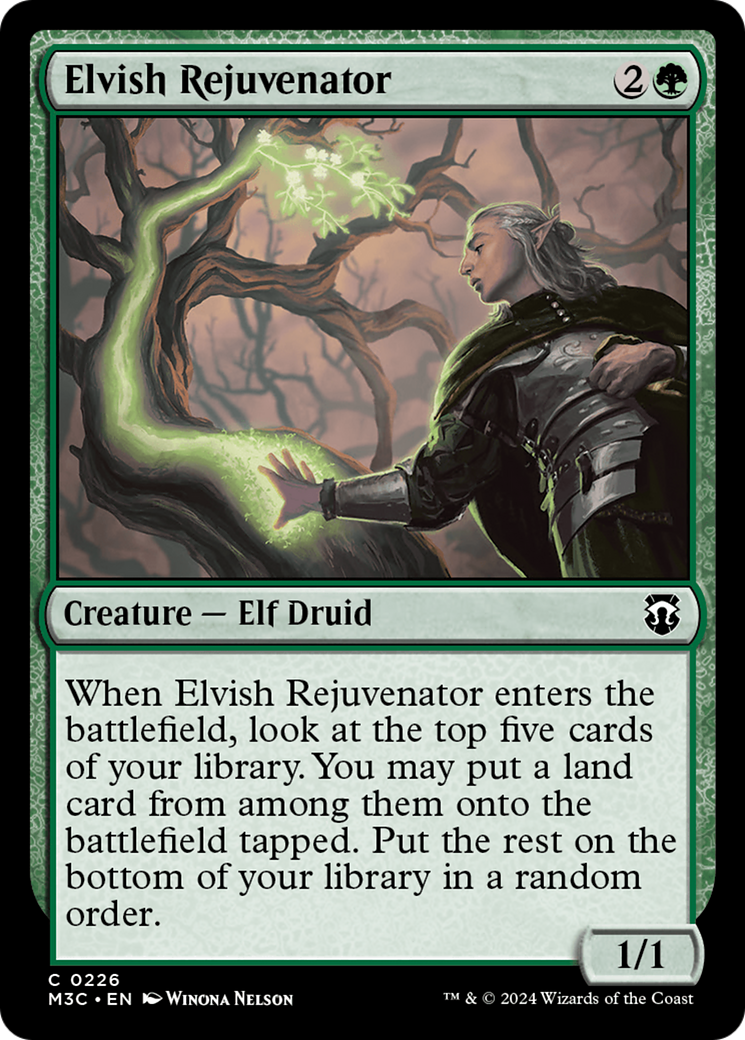 Elvish Rejuvenator⁣ - Commander: Modern Horizons 3⁣ (Common)⁣ [226]