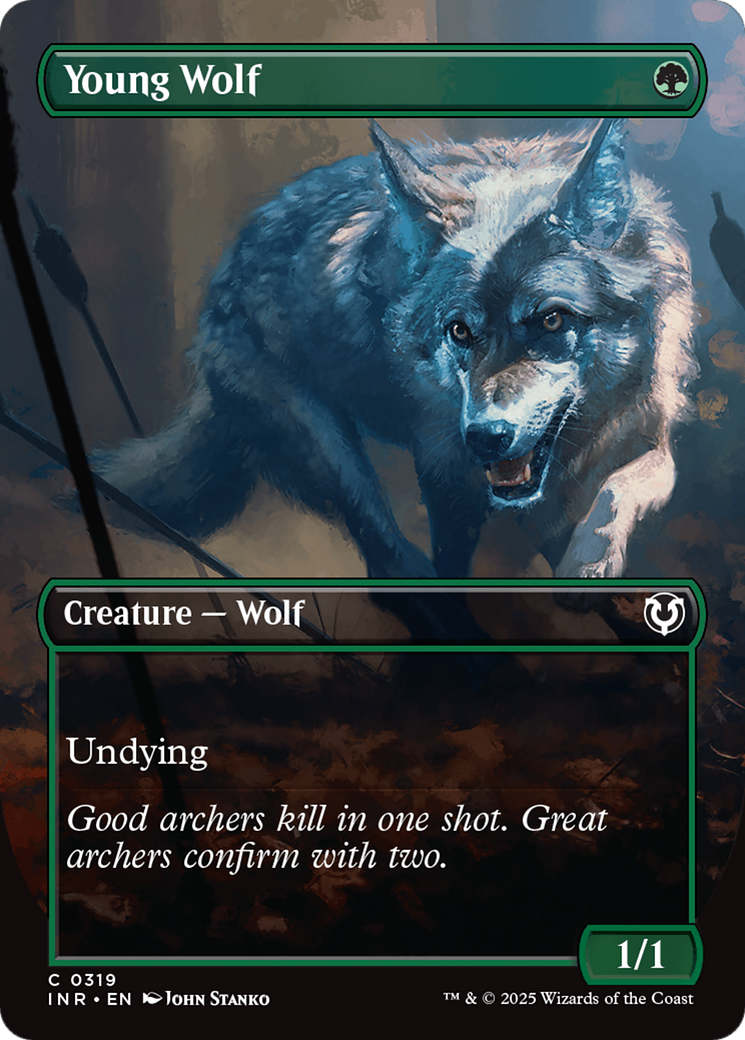Young Wolf (INR-319) - Innistrad Remastered (Borderless)
