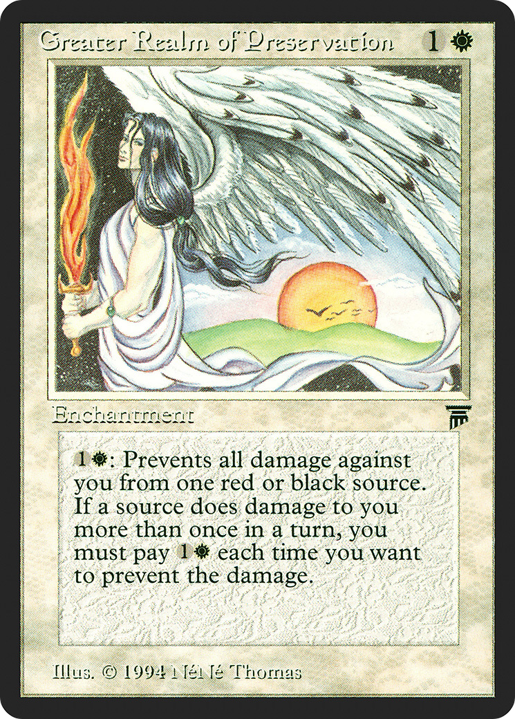 Greater Realm of Preservation (LEG-018) - Legends