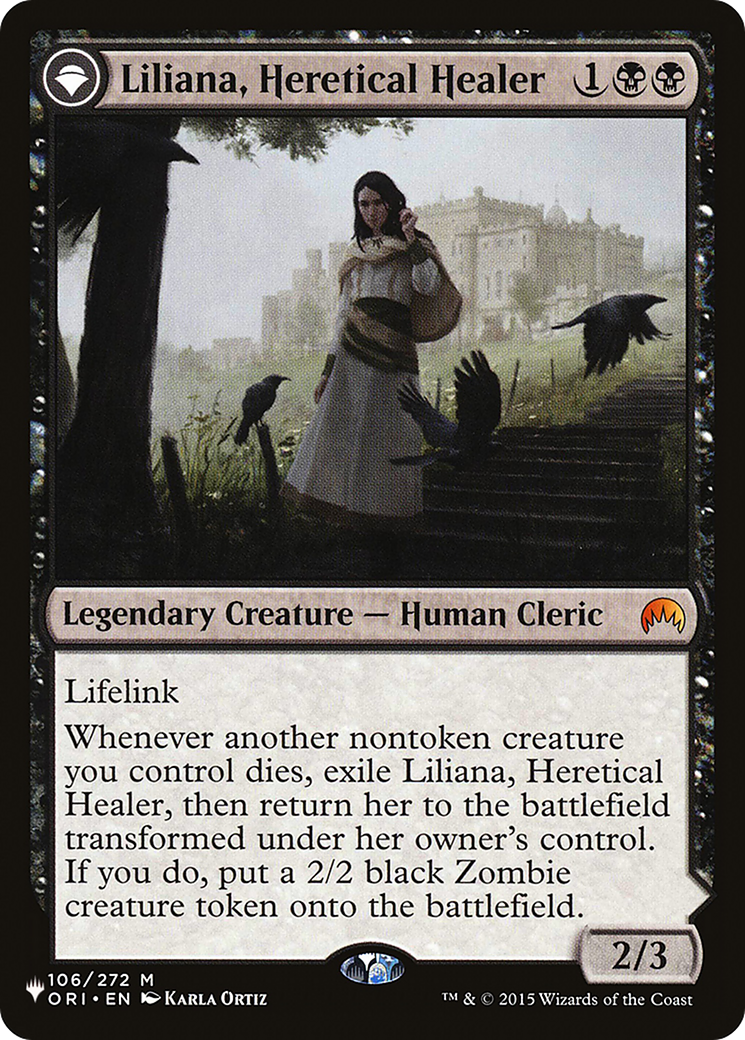 Liliana, Heretical Healer (LIST-ORI-106) - The List: (originpwdfc)