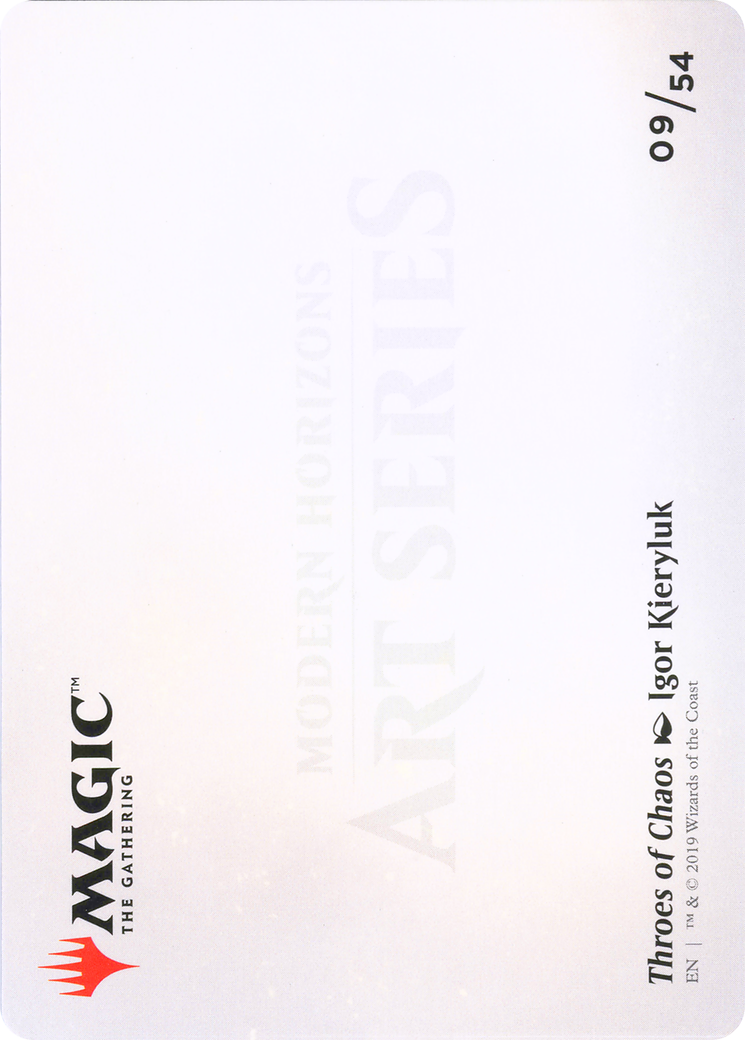 Throes of Chaos // Throes of Chaos (AMH1-009) - Modern Horizons Art Series (Borderless)