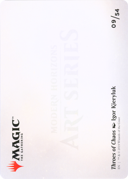 Throes of Chaos // Throes of Chaos (AMH1-009) - Modern Horizons Art Series (Borderless)
