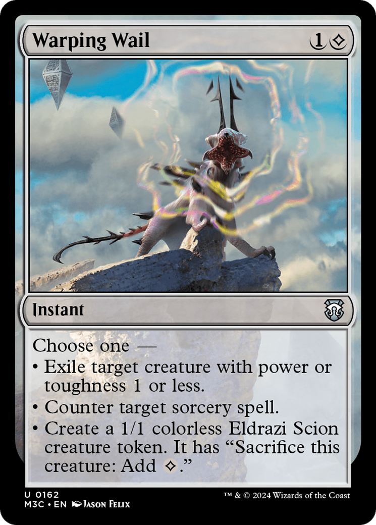 Warping Wail⁣ - Commander: Modern Horizons 3⁣ (Uncommon)⁣ [162]