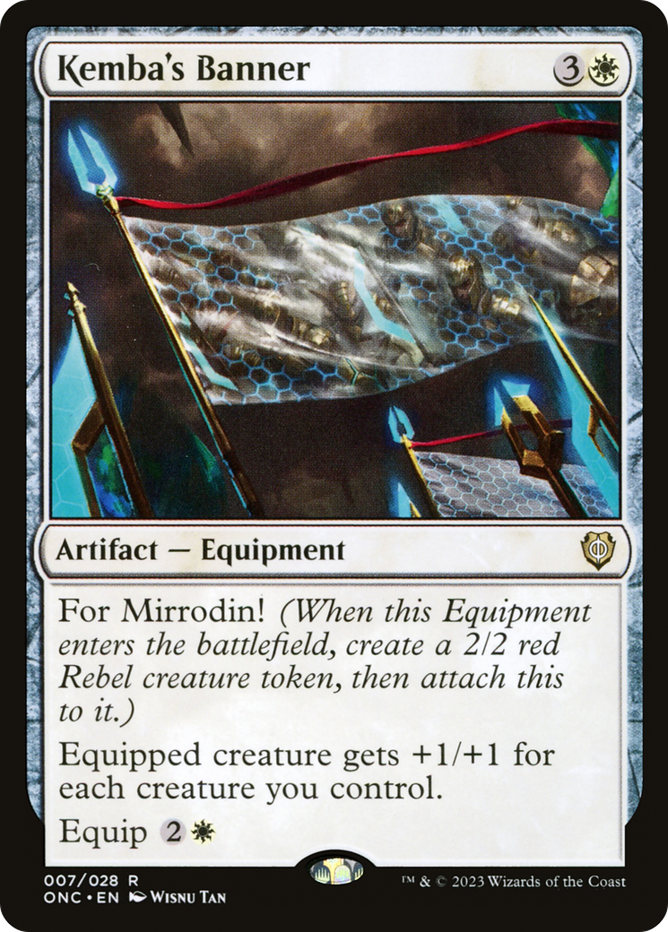 Kemba's Banner⁣ - Commander: Phyrexia: All Will Be One⁣ (Rare)⁣ [7]