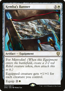 Kemba's Banner⁣ - Commander: Phyrexia: All Will Be One⁣ (Rare)⁣ [7]