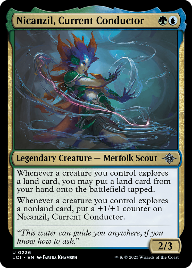 Nicanzil, Current Conductor⁣ - The Lost Caverns of Ixalan⁣ (Uncommon)⁣ [236]