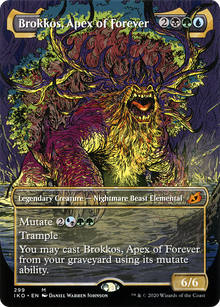Brokkos, Apex of Forever (Showcase) (IKO-299) - Ikoria: Lair of Behemoths: (Showcase) (Borderless)