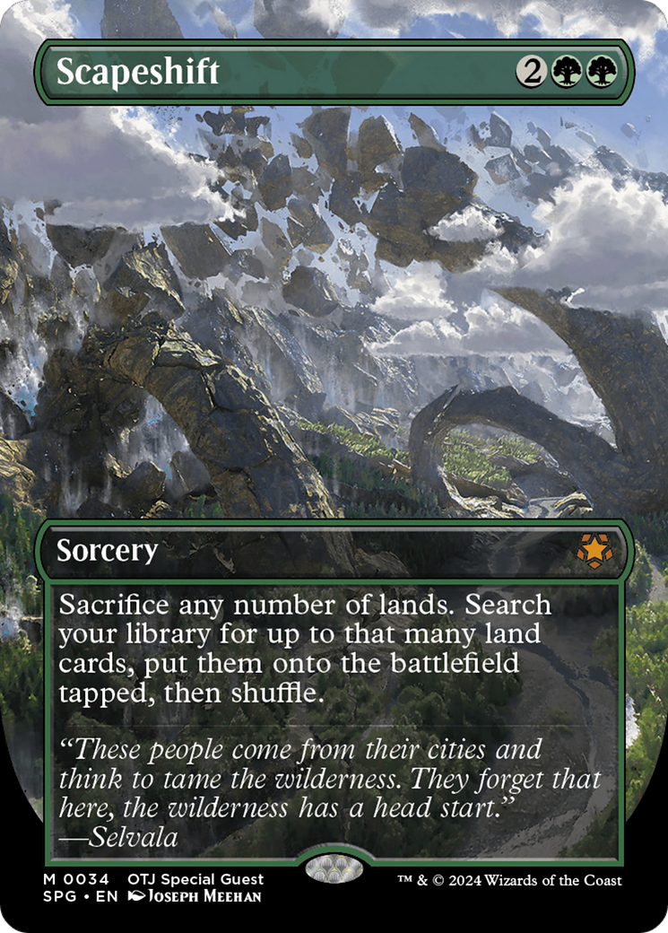 Scapeshift (Borderless) (SPG-034) - Special Guests (Borderless) Foil
