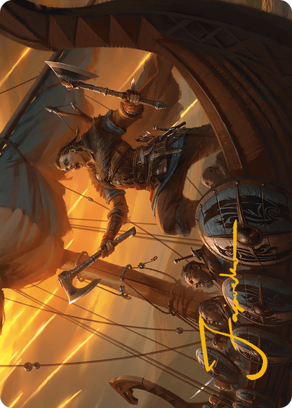 Eivor, Battle-Ready // Eivor, Battle-Ready (AACR-018) - Assassin's Creed Art Series (Borderless) Foil