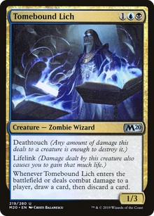 Tomebound Lich⁣ - Core 2020⁣ (Uncommon)⁣ [219]