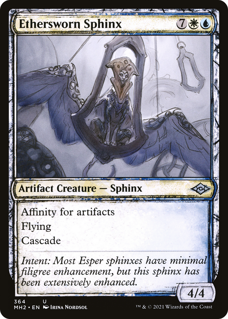 Ethersworn Sphinx (Showcase) (MH2-364) - Modern Horizons 2: (Showcase) Foil
