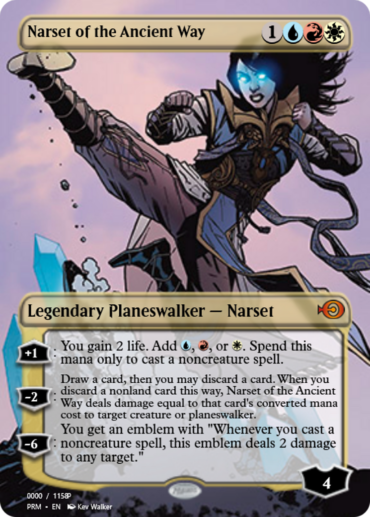 Narset of the Ancient Way (PRM-80803) - Magic Online Promos Foil
