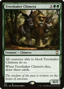 Treeshaker Chimera⁣ - Commander: Streets of New Capenna⁣ (Rare)⁣ [318]