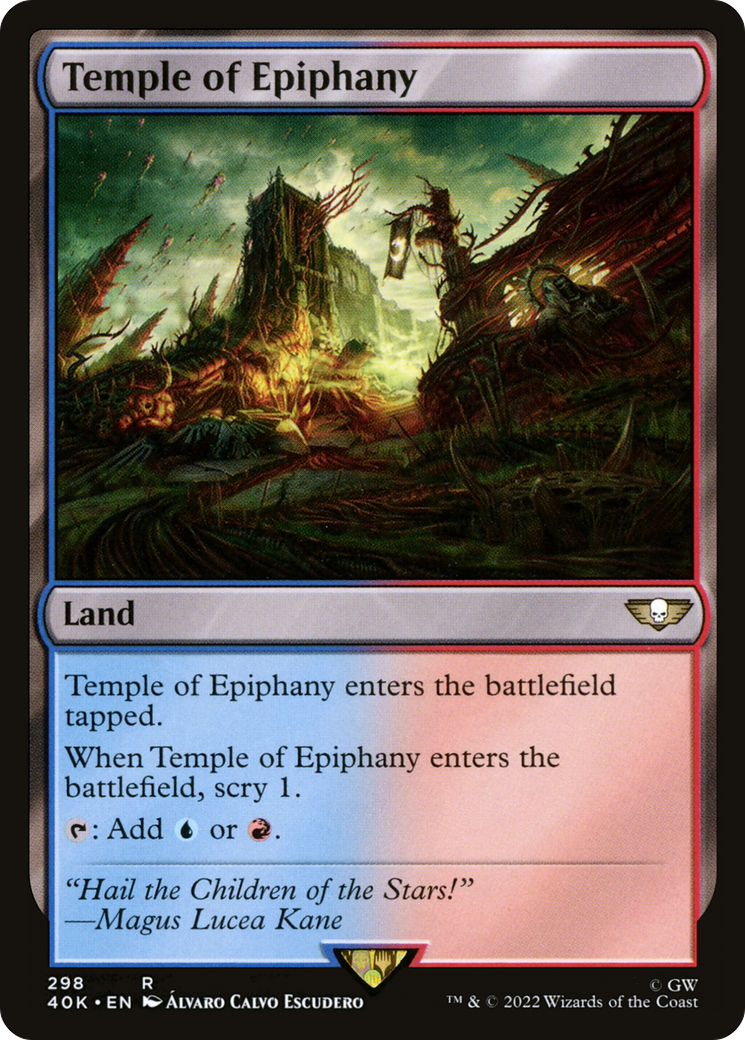 Temple of Epiphany⁣ - Universes Beyond: Warhammer 40,000⁣ (Rare)⁣ [298]