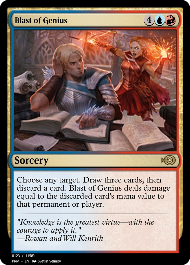 Blast of Genius (PRM-95475) - Magic Online Promos