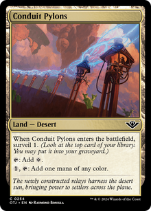 Conduit Pylons⁣ - Outlaws of Thunder Junction⁣ (Common)⁣ [254]