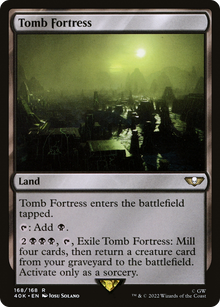 Tomb Fortress⁣ - Universes Beyond: Warhammer 40,000⁣ (Rare)⁣ [168]