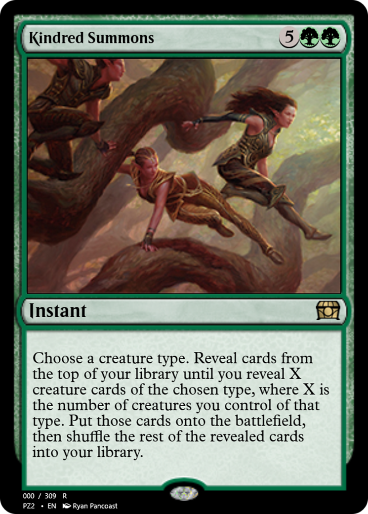 Kindred Summons (PZ2-65719) - Treasure Chest Foil