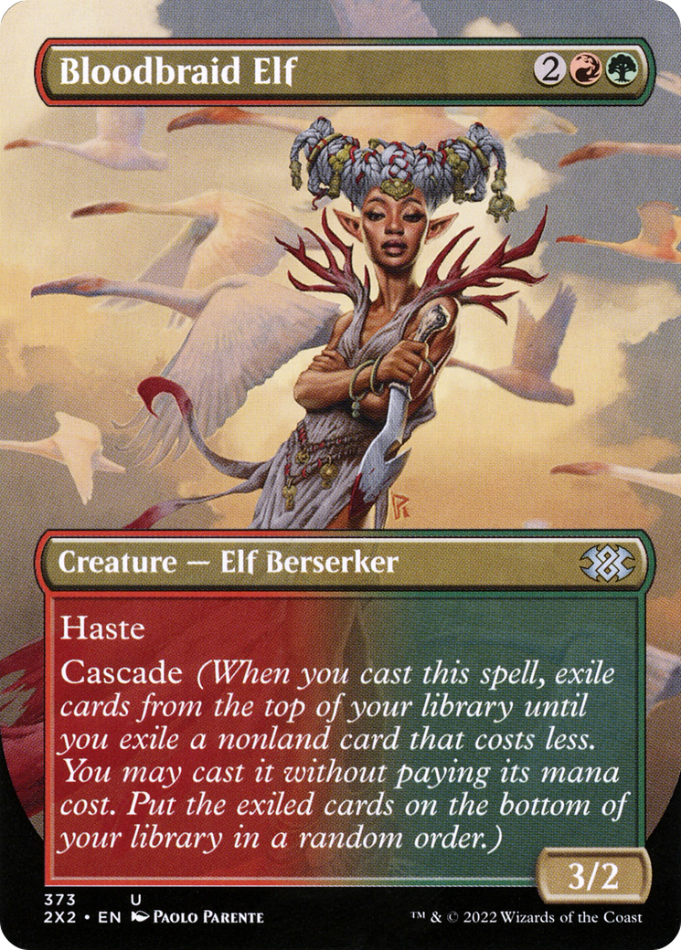 Bloodbraid Elf⁣ - Double Masters 2022: Extras⁣ (Uncommon)⁣ [373]