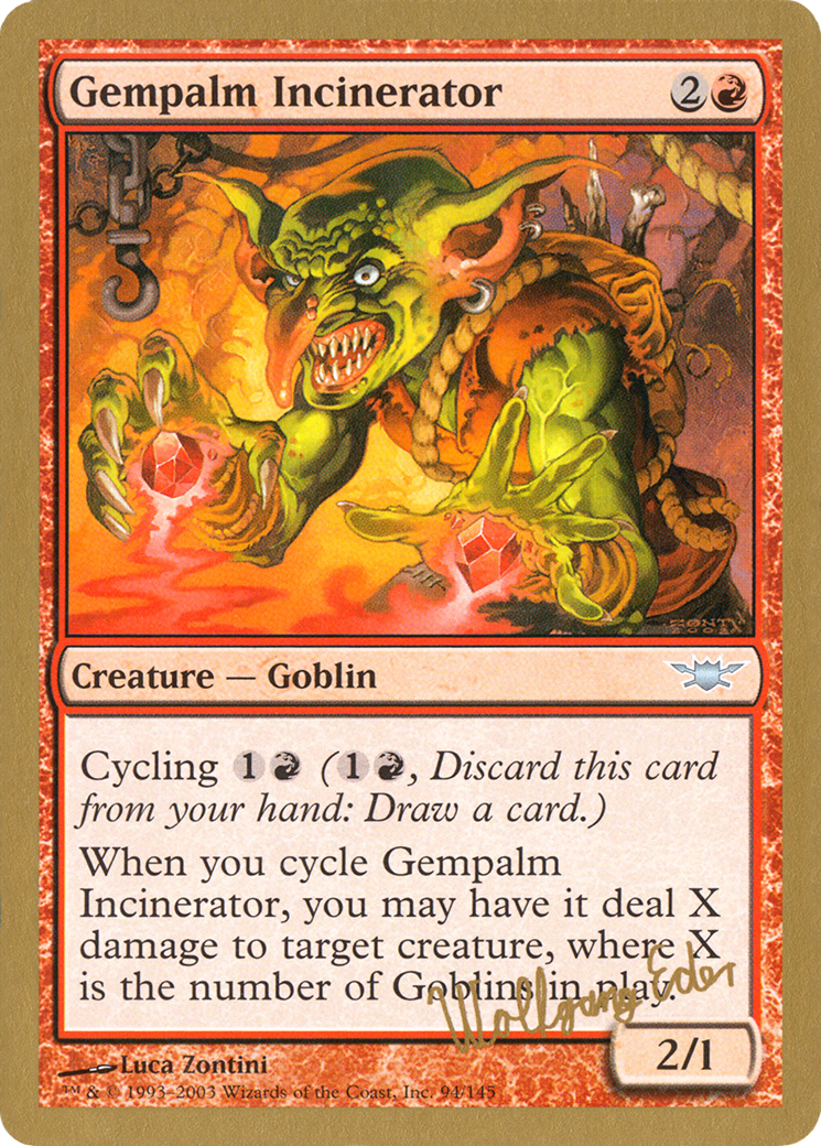 Gempalm Incinerator (WCD-) - World Championship Decks 2003