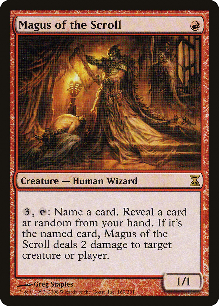 Magus of the Scroll (TSP-169) - Time Spiral Foil
