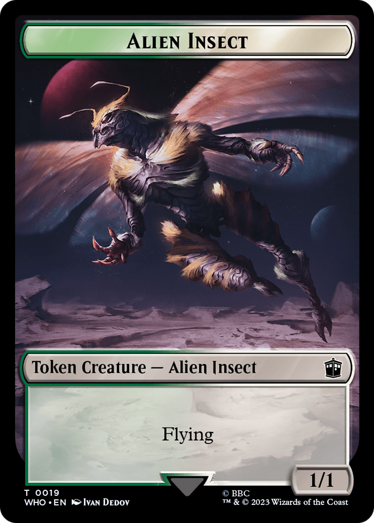 Alien Insect (TWHO-019) - Doctor Who Tokens Foil