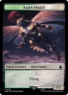 Alien Insect (TWHO-019) - Doctor Who Tokens Foil