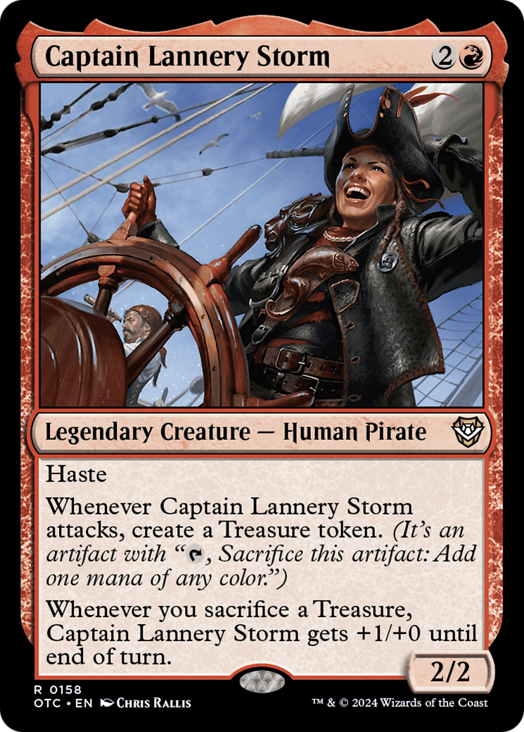 Captain Lannery Storm⁣ - Commander: Outlaws of Thunder Junction⁣ (Rare)⁣ [158]