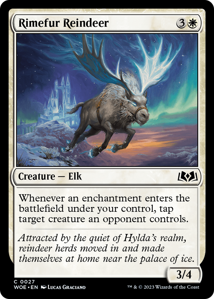 Rimefur Reindeer (WOE-027) - Wilds of Eldraine Foil